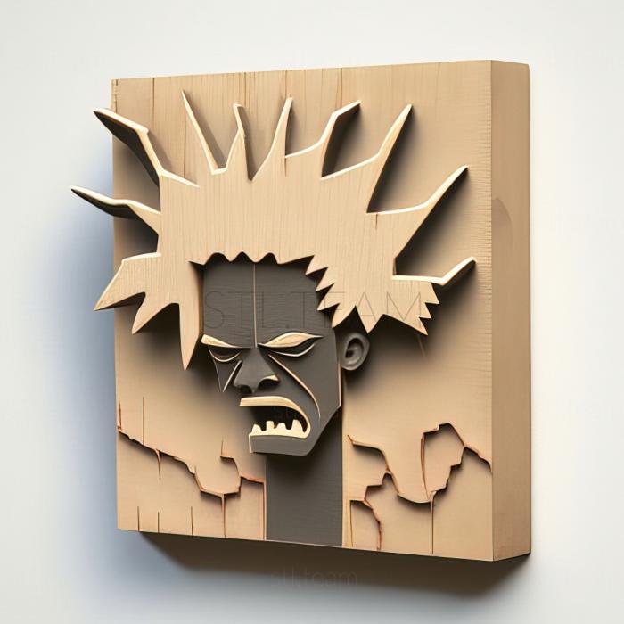 3D model Jean Michel Basquiat (STL)